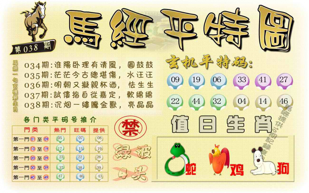 038期马经平特图（荐）[图]