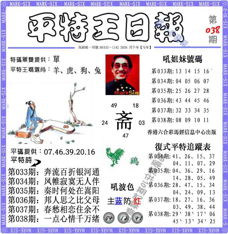 038期平特王日报（荐）[图]